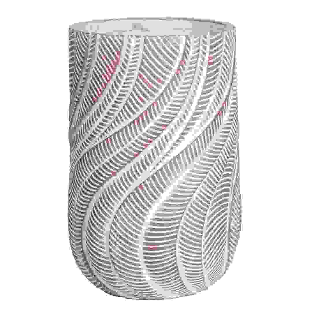 Lavender Fiber Clay Pot (37 cm, Ash Brown)