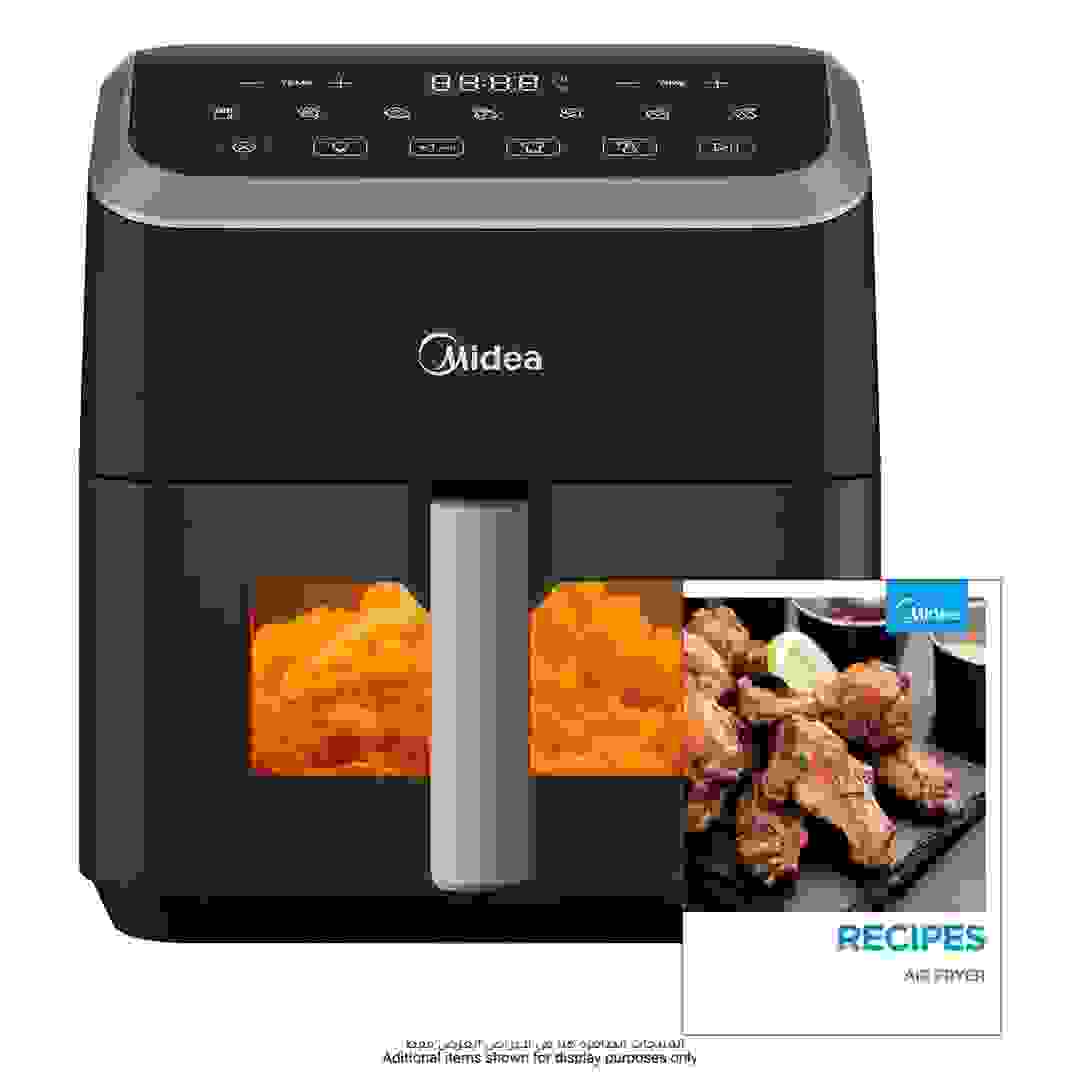 Midea Digital Air Fryer W/Clear Window, MAD-550F2APK (5 L, 1600 W)