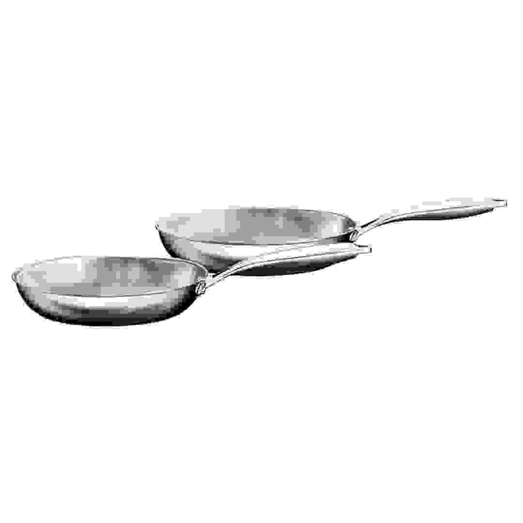 Prestige Stainless Steel Twin Frypan Set (24 & 28 cm)