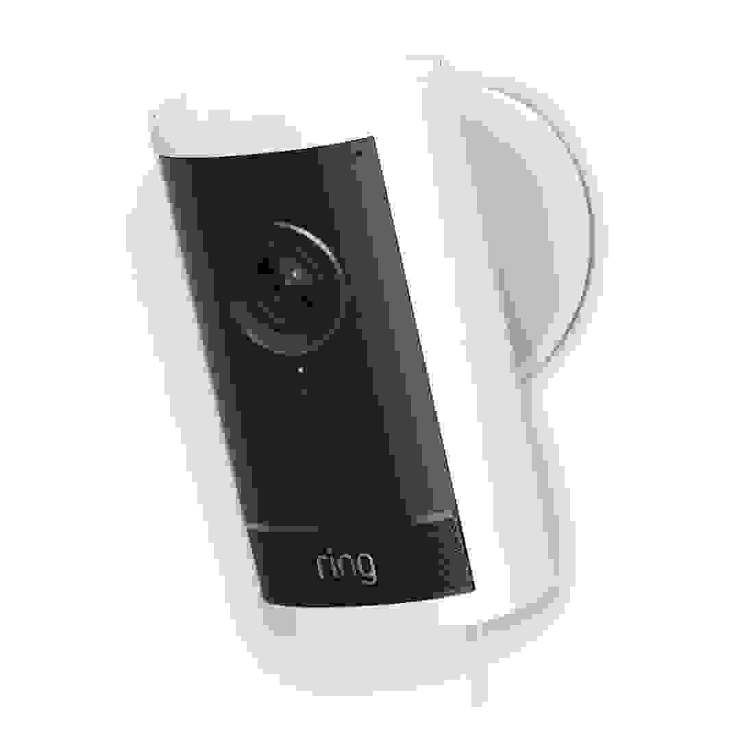 Ring Outdoor Plug-In Security Camera Pro 4K, B0DDRJJH9W (White)