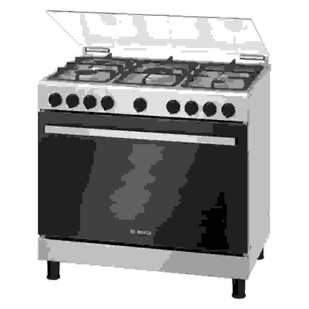 Bosch Series 2 Freestanding 5-Burner Gas Cooker, HGV1E8Y50M (60 x 90 x 85 cm)
