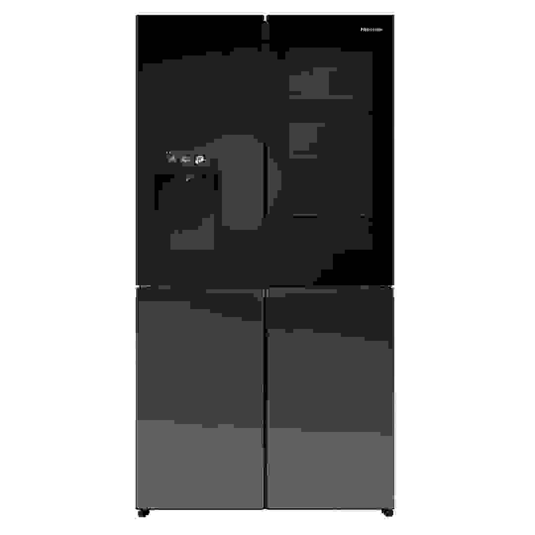 Hisense Freestanding French 4-Door Refrigerator, RQ9P780TTB1 (780 L, Black)