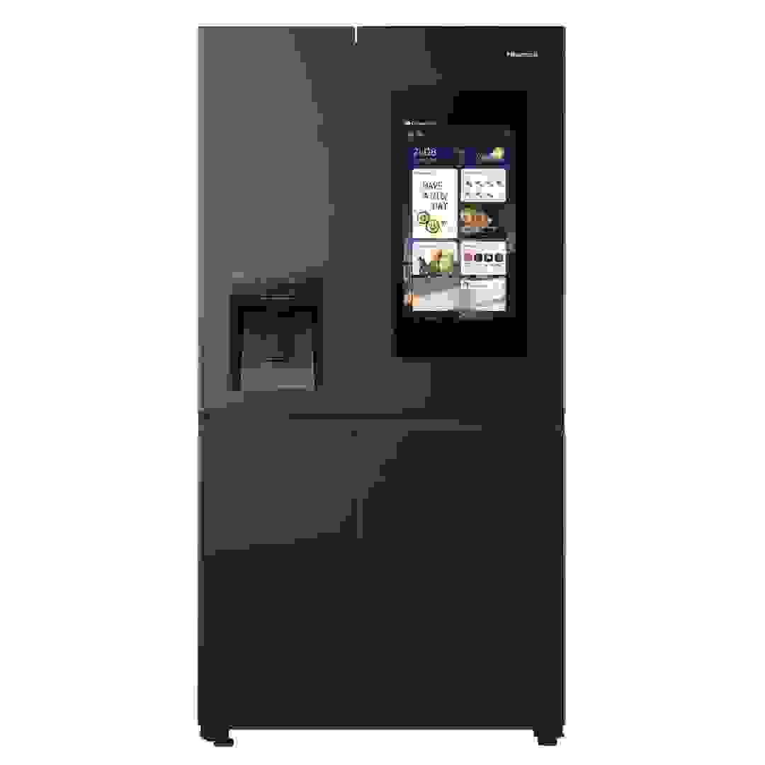 Hisense Freestanding Side by Side Smart Refrigerator, RS9P819GTB (819 L, Black)
