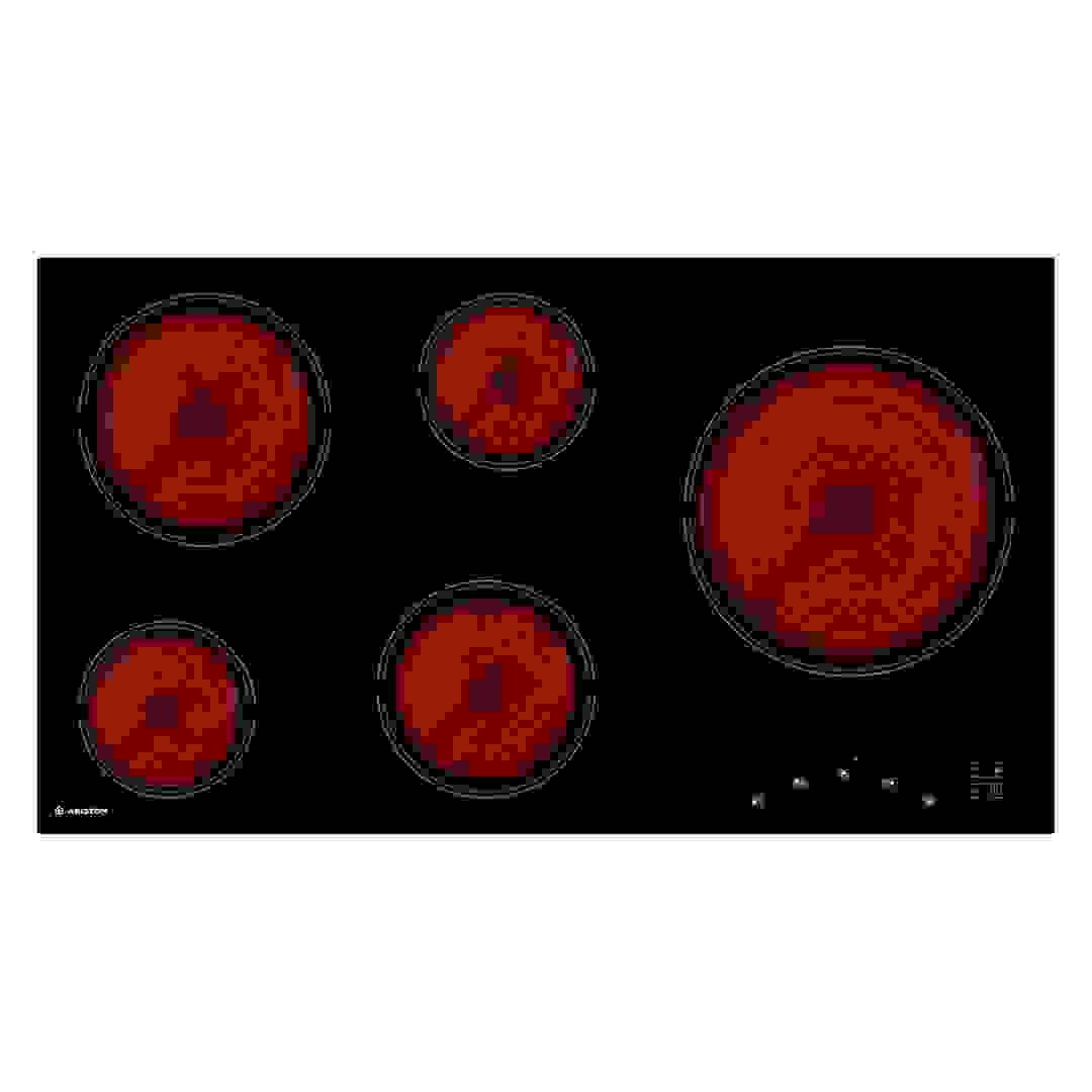 Ariston 5-Zone Built-In Electric Ceramic Hob, HR9020B (56.8 x 96.2 x 14.3 cm)