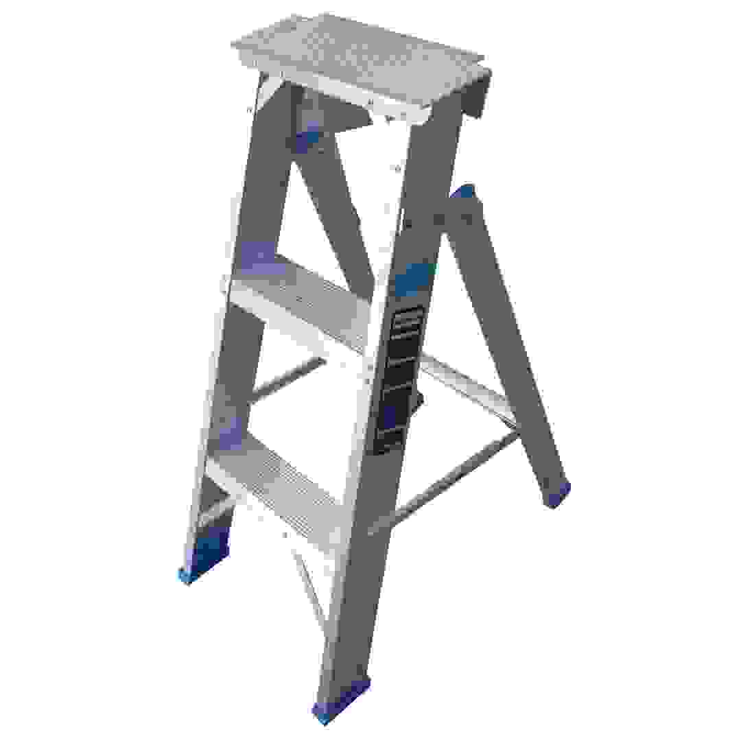Topman Aluminum Dual-Purpose 3-Tier Step Ladder (80.5 x 54.5 x 39.2 cm)