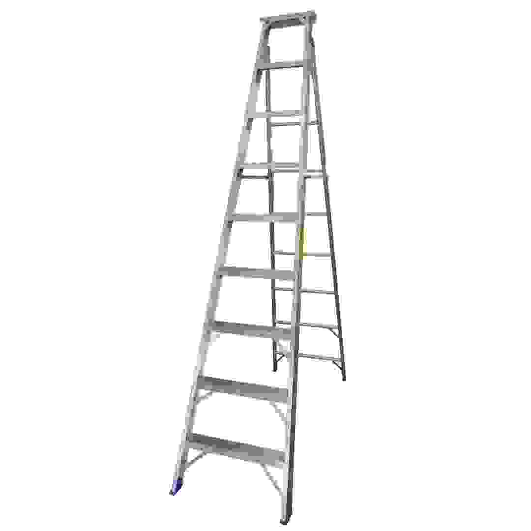 Topman Aluminum Dual-Purpose 9-Tier Step Ladder (249 x 171 x 61.5 cm)