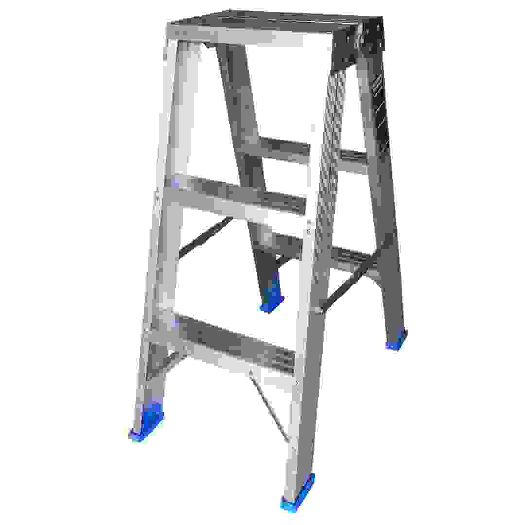 Topman Aluminum Heavy Duty Two-Way 3-Tier Step Ladder (84.5 x 67 x 41 cm)