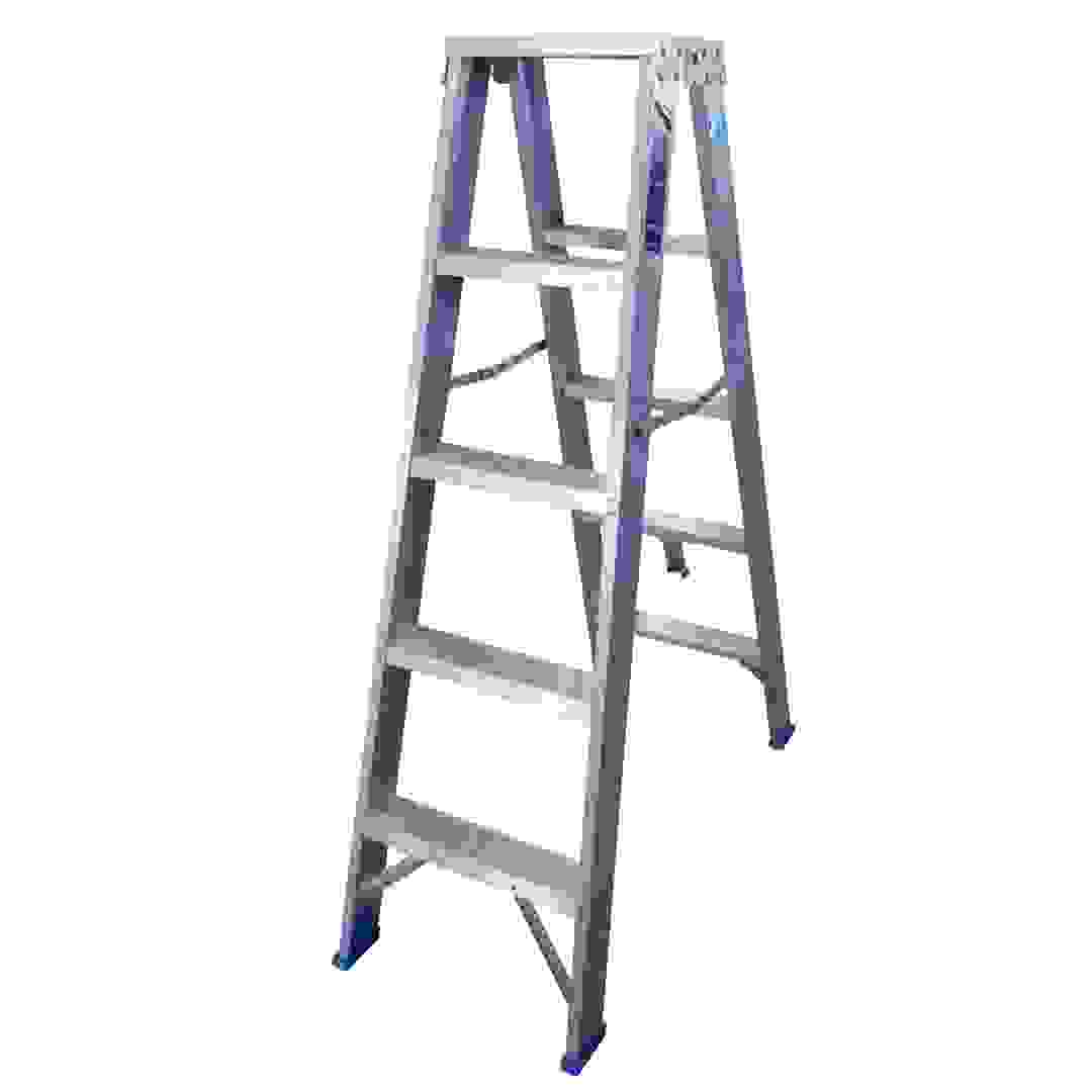 Topman Aluminum Heavy Duty Two-Way 5-Tier Step Ladder (141.5 x 99 x 47 cm)
