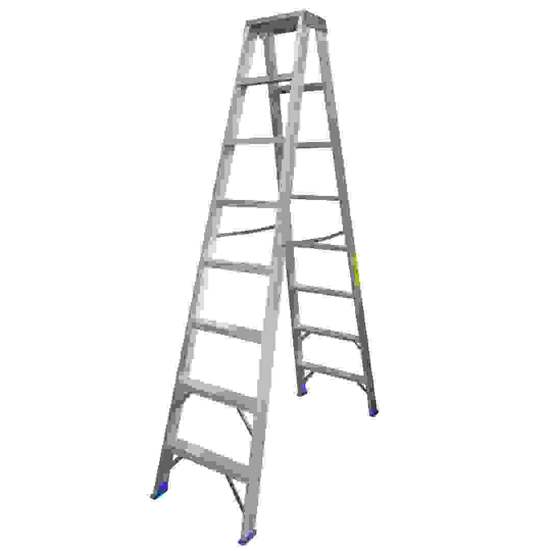 Topman Aluminum Heavy Duty Two-Way 8-Tier Step Ladder (228 x 146.5 x 56 cm)