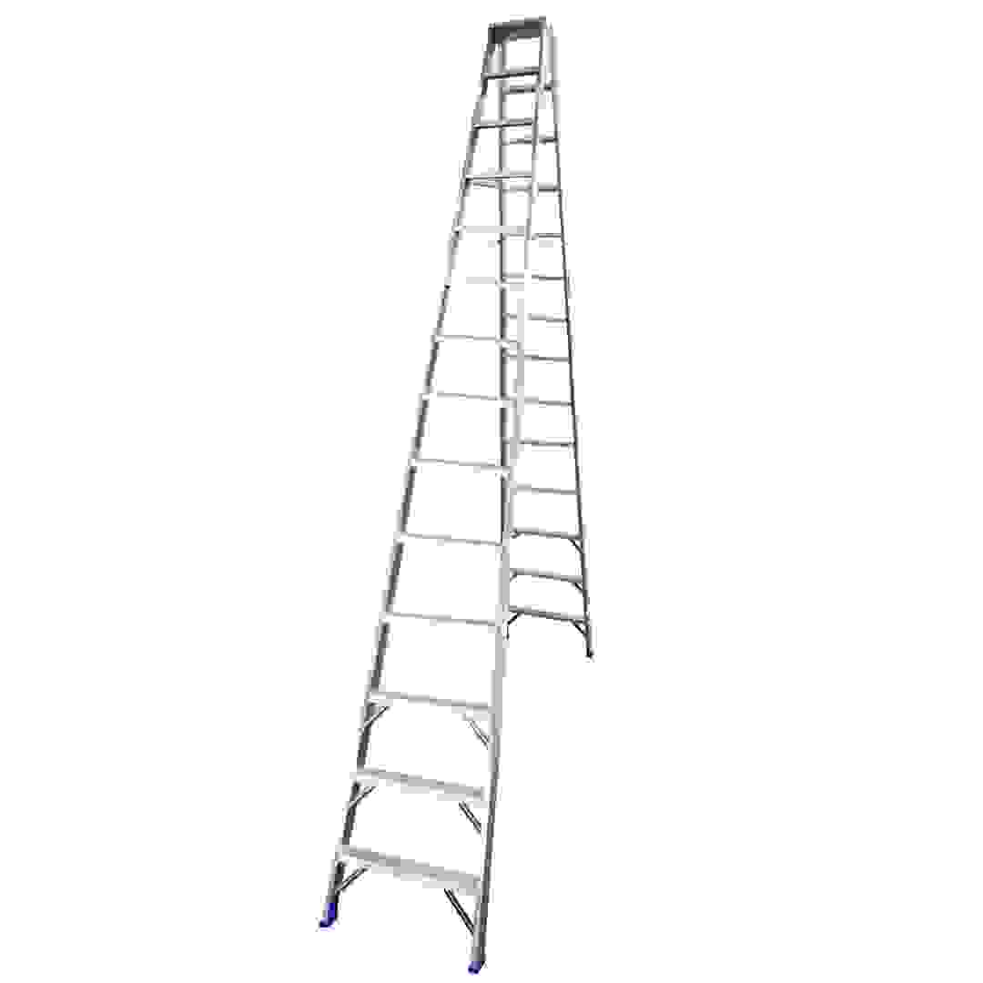 Topman Aluminum Heavy Duty Two-Way 14-Tier Step Ladder (402 x 243.5 x 74 cm)