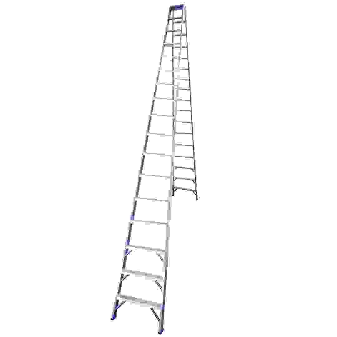 Topman Aluminum Heavy Duty Two-Way 17-Tier Step Ladder (488.5 x 295.5 x 83 cm)