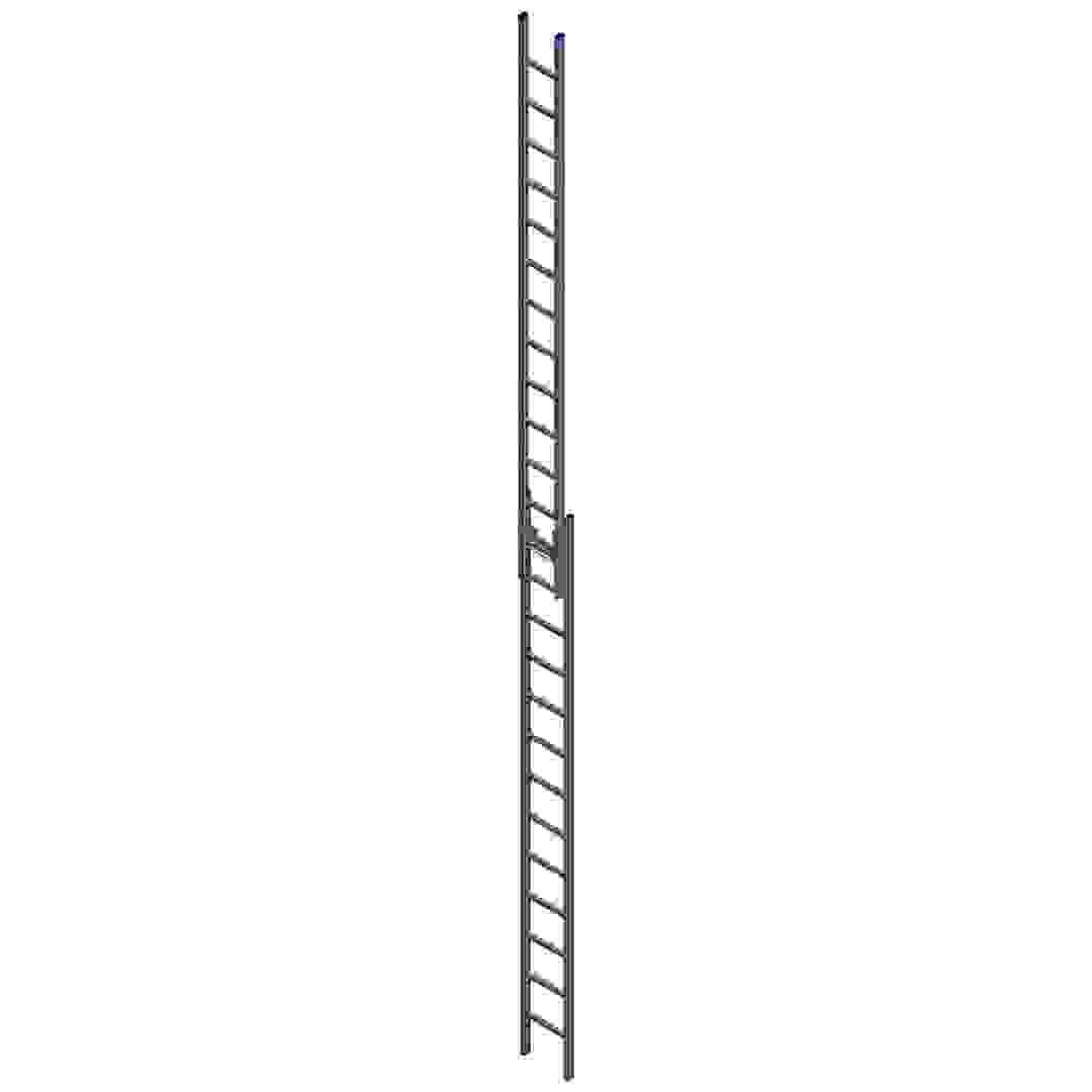 Topman Aluminum Double Sided Straight 13+13-Tier Step Ladder (780 x 12 x 40 cm)