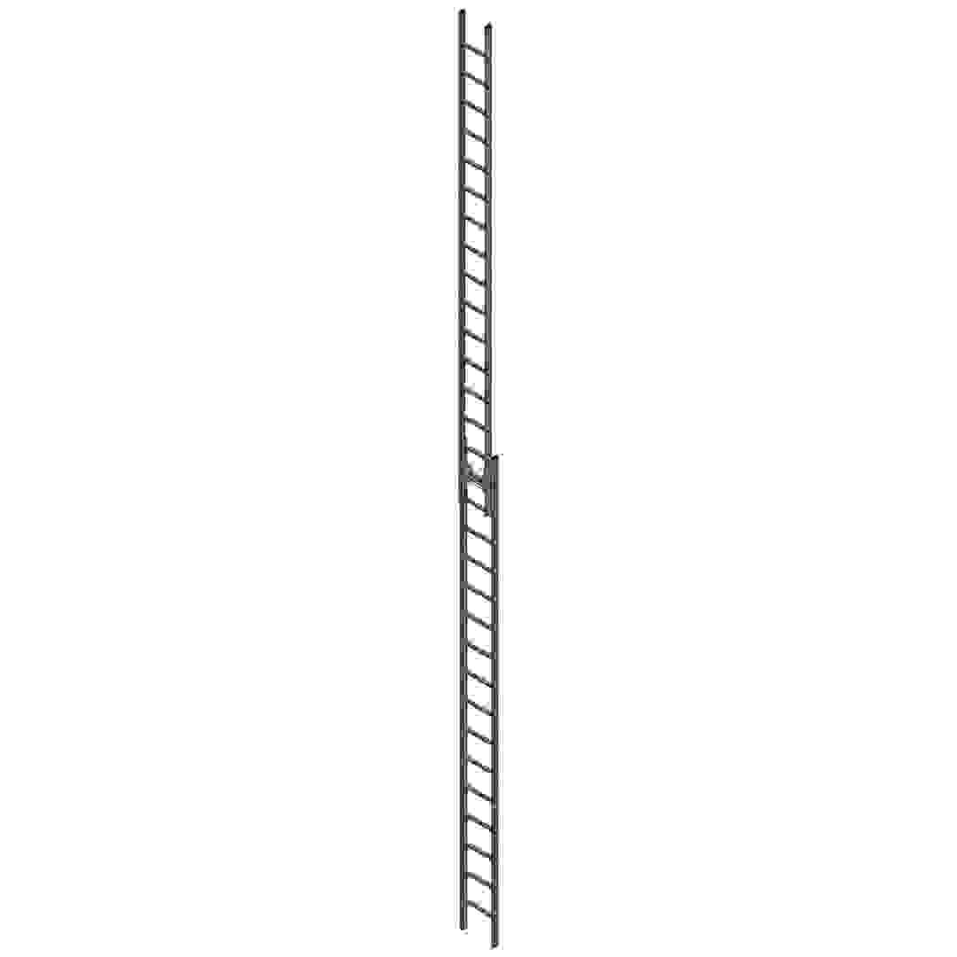 Topman Aluminum Double Sided Straight 16+16-Tier Step Ladder (960 x 12 x 40 cm)