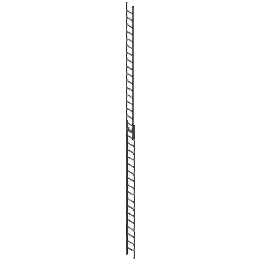 Topman Aluminum Double Sided Straight 18+18-Tier Step Ladder (1080 x 12 x 40 cm)
