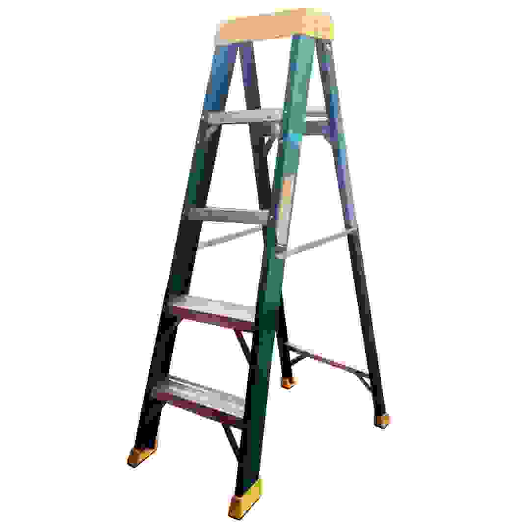 Topman Fiberglass Single-Sided 5-Tier Step Ladder (142.5 x 94.5 x 49 cm)