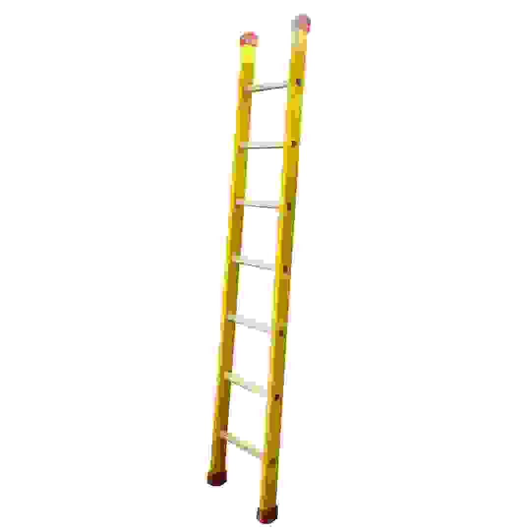 Topman Fiberglass Straight 7-Tier Step Ladder (200 x 7.5 x 40 cm)