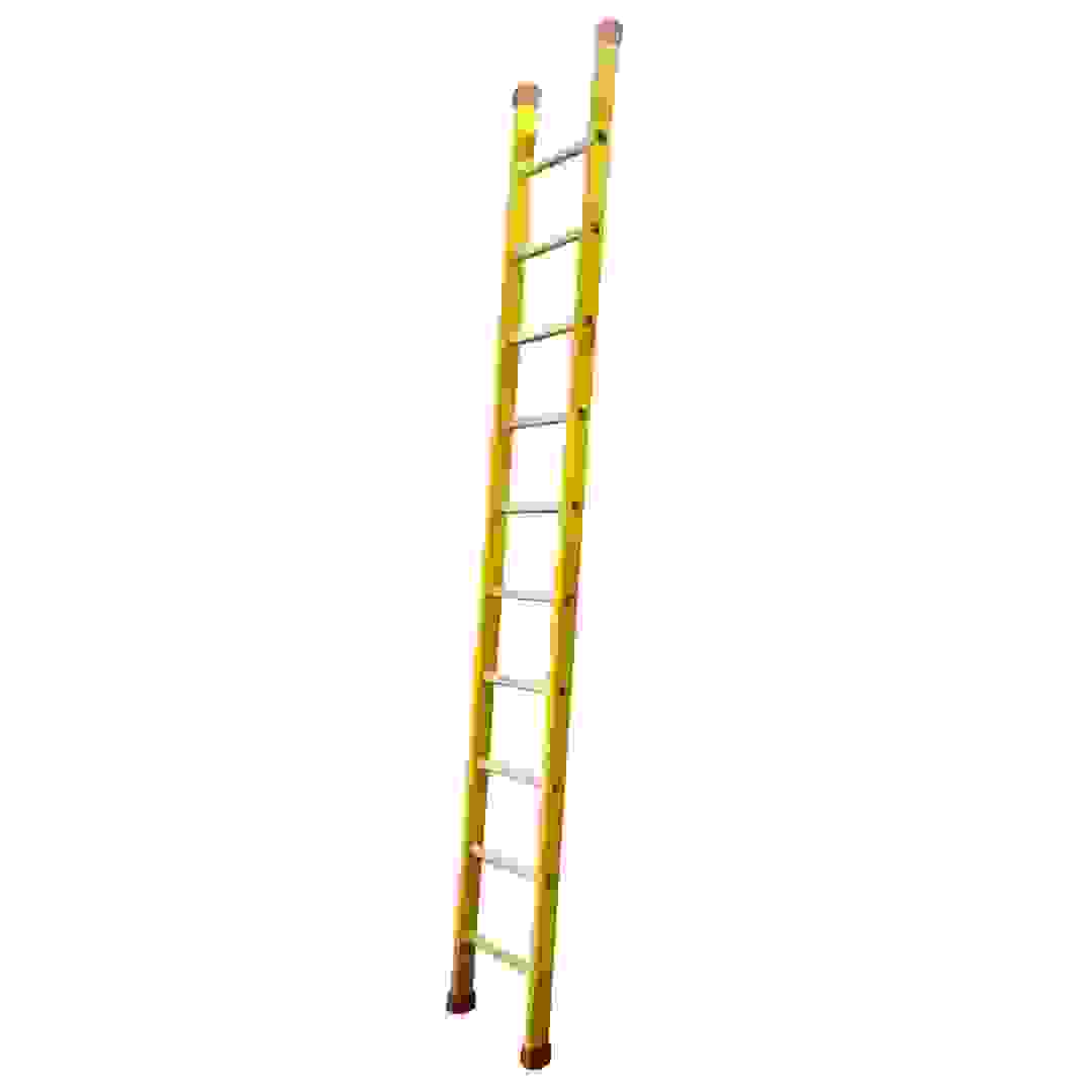 Topman Fiberglass Straight 10-Tier Step Ladder (300 x 7.5 x 40 cm)