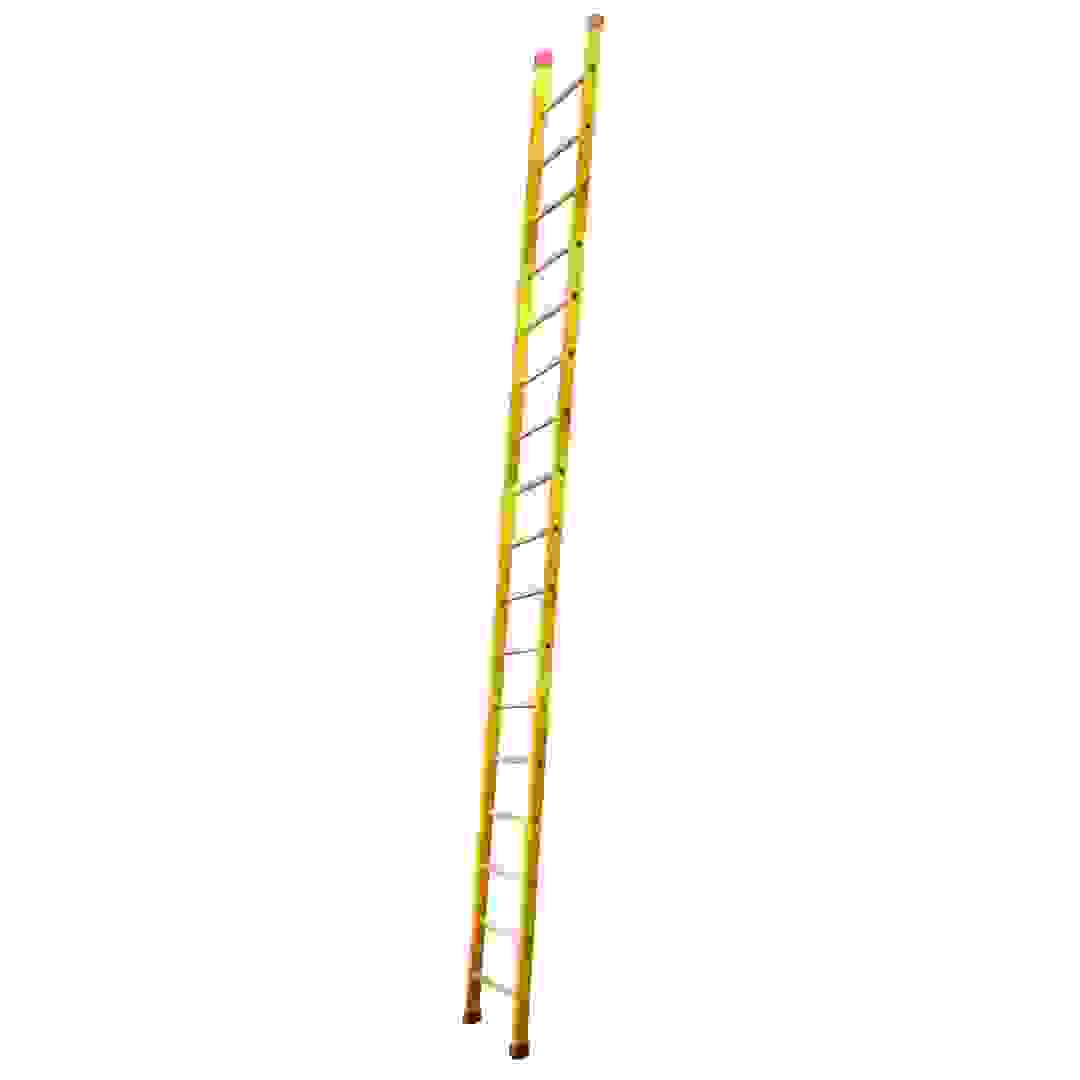 Topman Fiberglass Straight 17-Tier Step Ladder (500 x 7.5 x 40 cm)