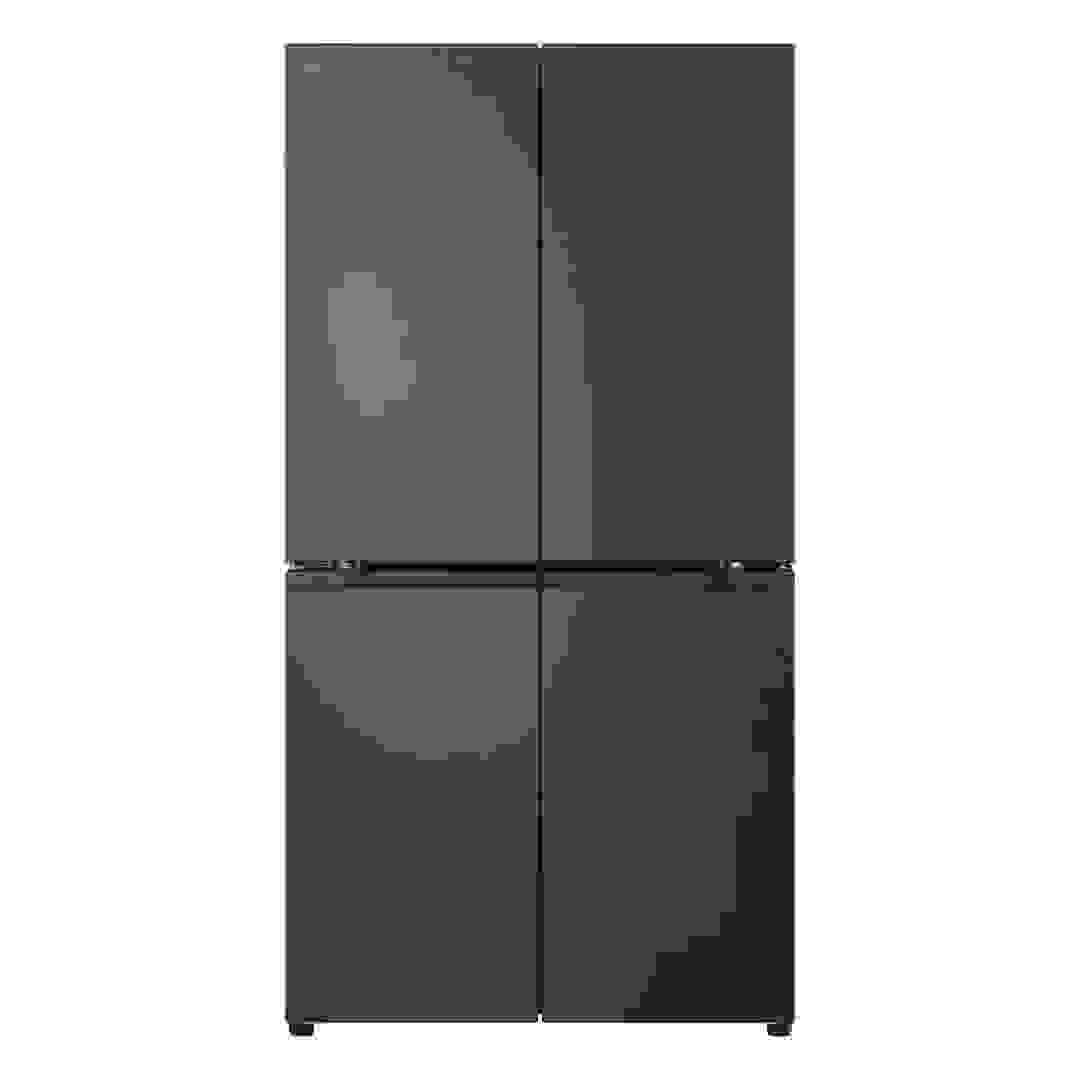 LG Side By Side French Door Refrigerator, GR-B34FFCDB (Steel Black, 713 L)