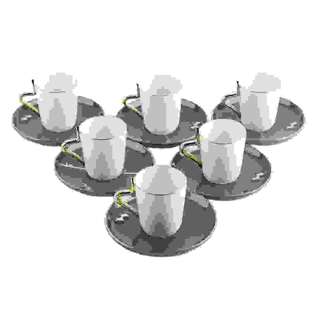 Otantik Liqaa Turkish Coffee Set (Olive & Gold, 12 Pc.)