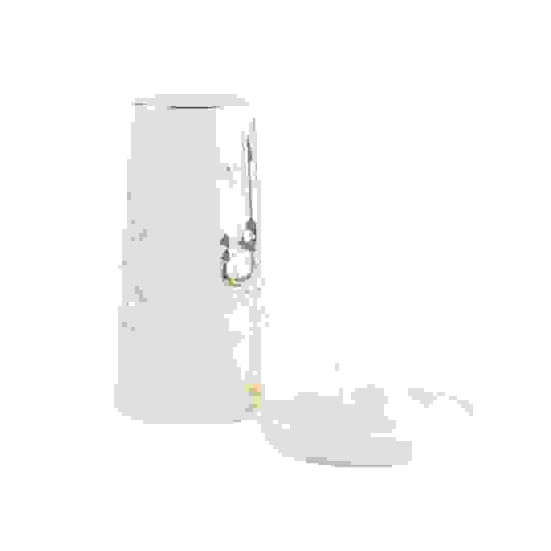 Otantik Liqaa Electronic Candle Holder ( Medium, Pear White & Gold)