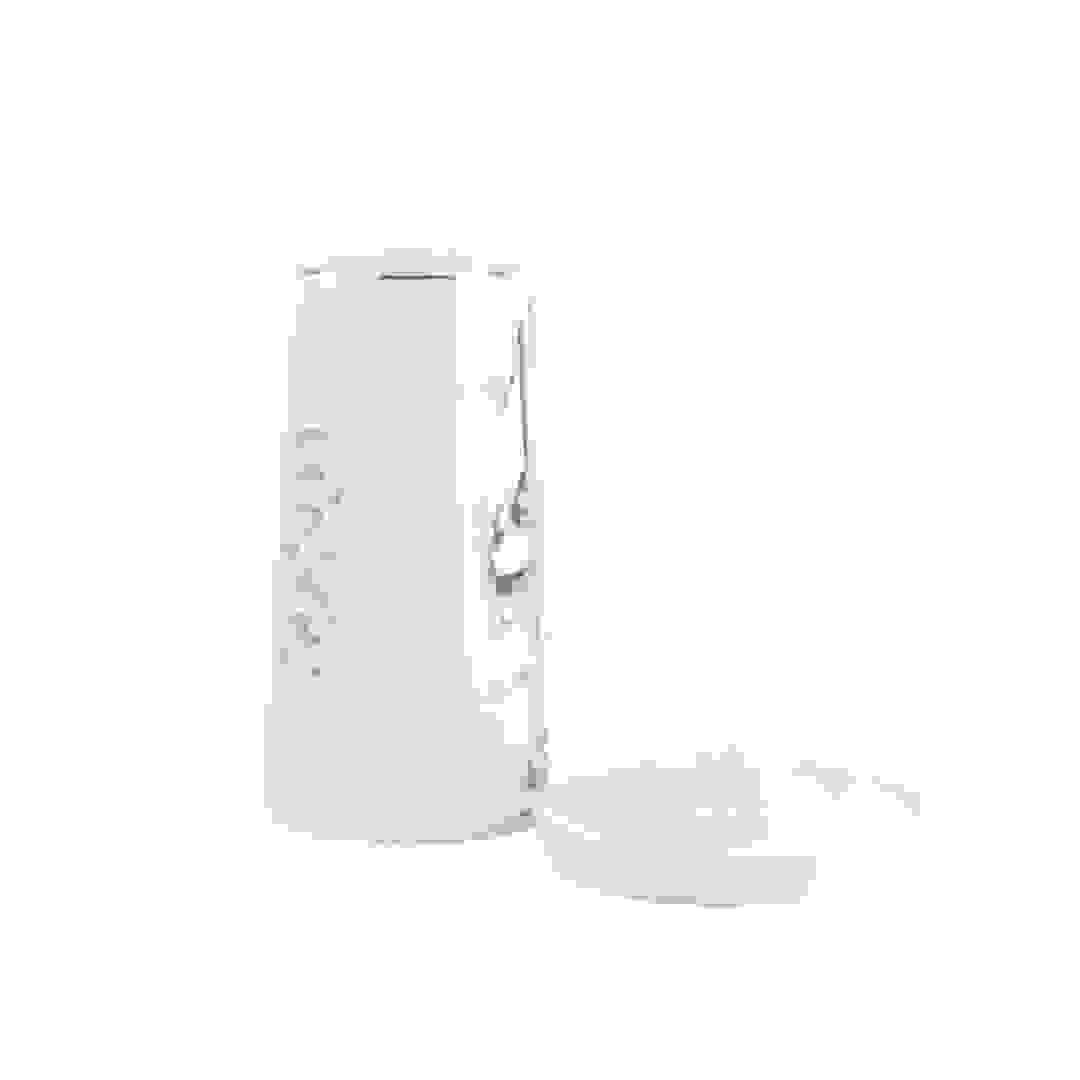 Otantik Liqaa Electronic Candle Holder ( Medium, Pear White & Silver)