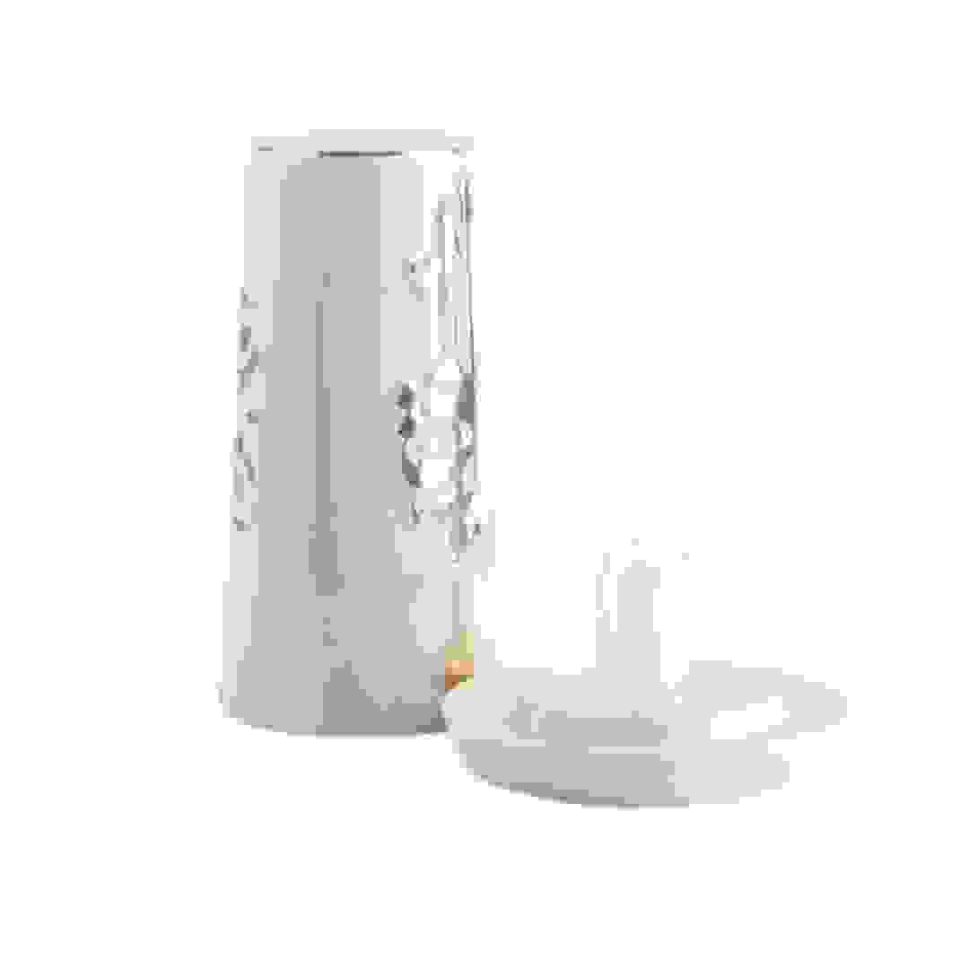 Otantik Liqaa Electronic Candle Holder (Large, Beige & Gold)