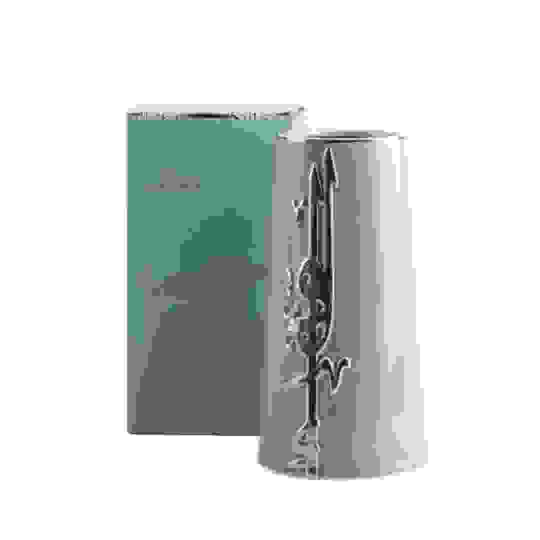 Otantik Liqaa Porcelain Flower Vase (Large, Grey & Silver)