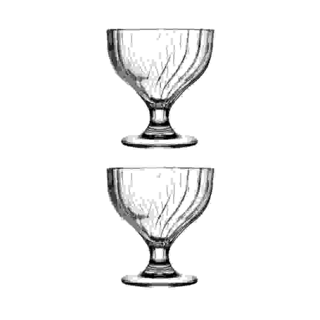 Pasabahce Bouquet Glass Icecream Cups Pack (240 ml, 2 Pc.)