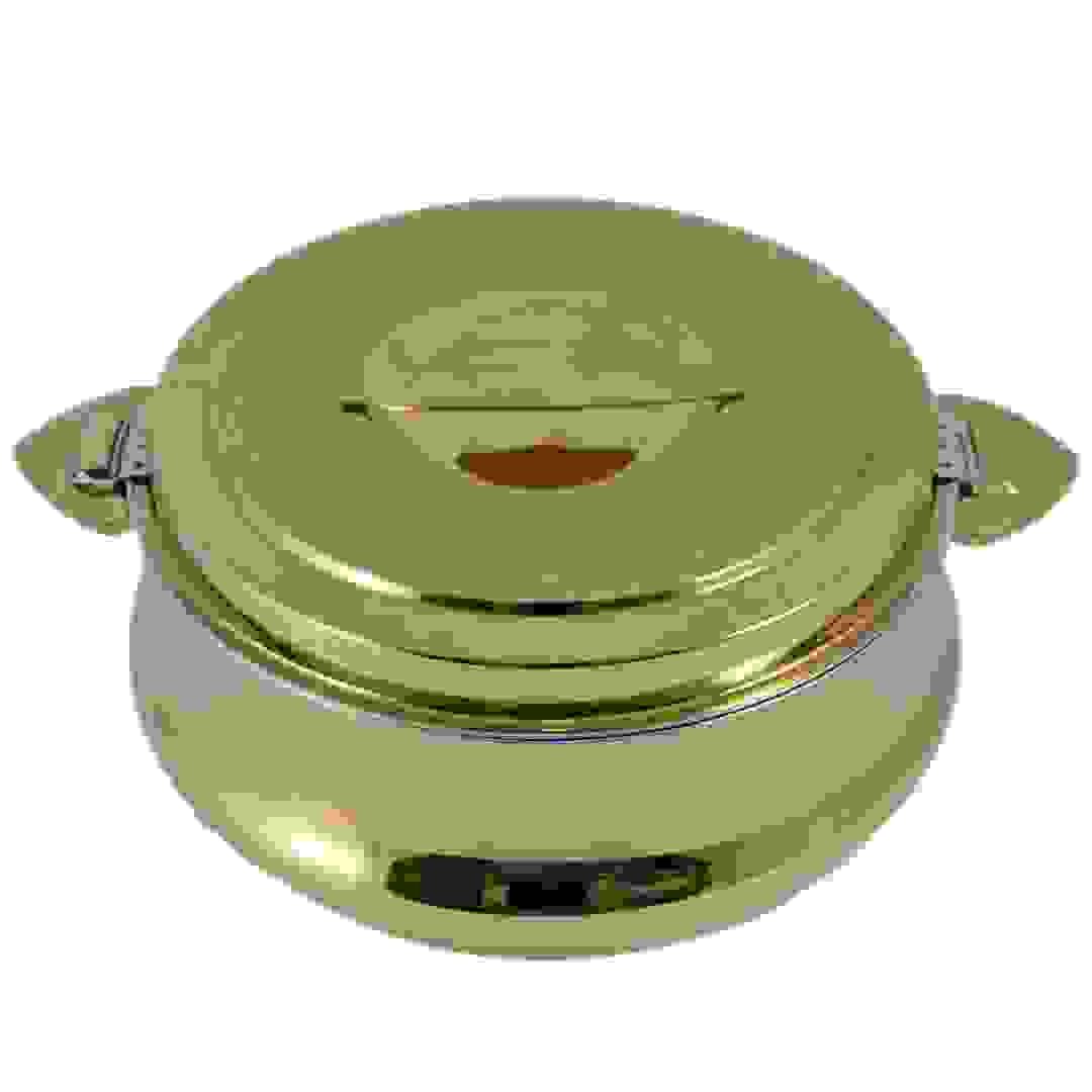 Home Maker Stainless Steel Hot Pot (Gold Etching, 5 L)