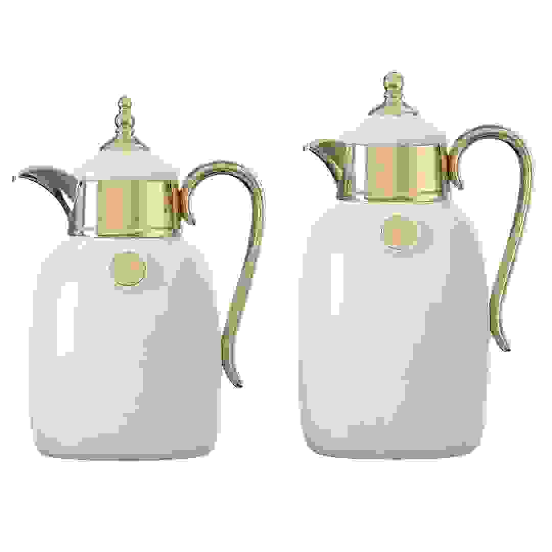 Home Maker Vacuum Flask Set, LA011-LBG (1 L & 0.75 L, Light Beige)