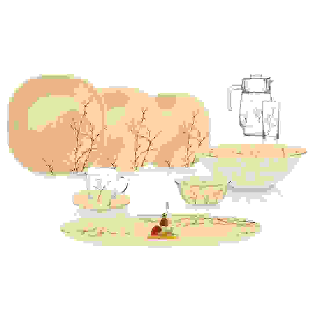 Luminarc Neo Carina Hana Dinner Set (Beige, 46 Pc.)