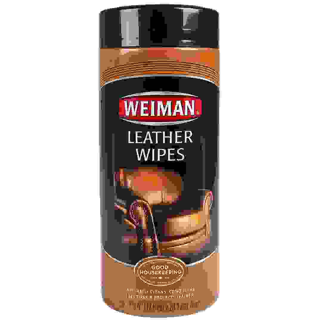 Weiman Leather Wipes (18 x 20 cm, Pack of 30)