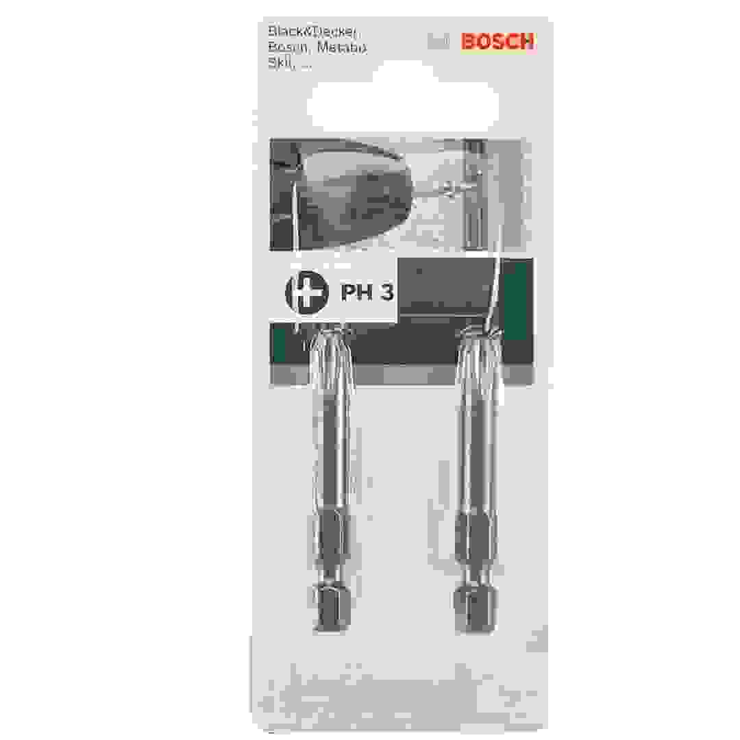 Bosch PH3 Driver Bits (49 mm, Pack of 2)