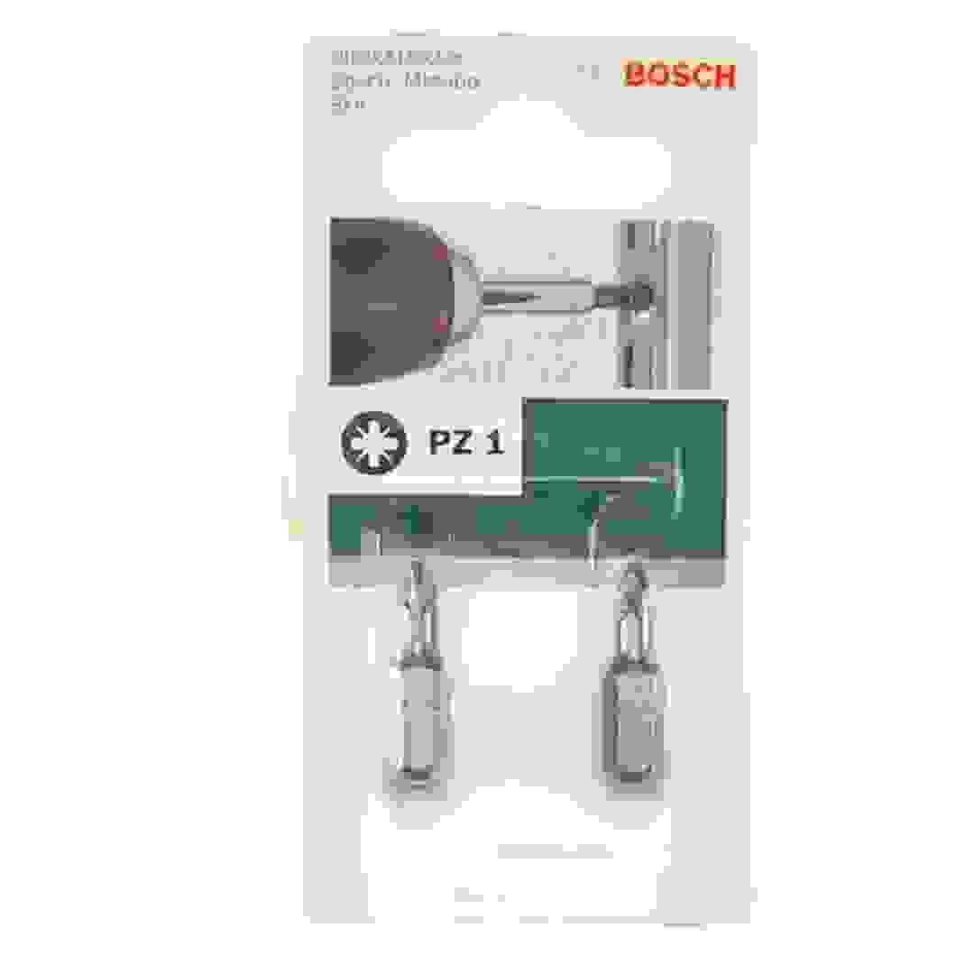 Bosch PZ1 Extra Hard Screwdriver Bit (25 mm, Pack of 2)