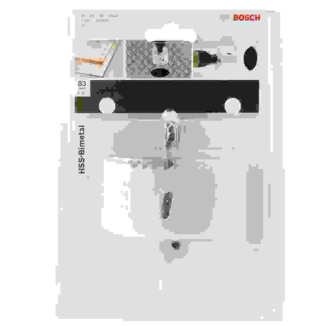 منشار تثقيب حلقي ثنائي المعدن HSS من بوش (8.3 سم)