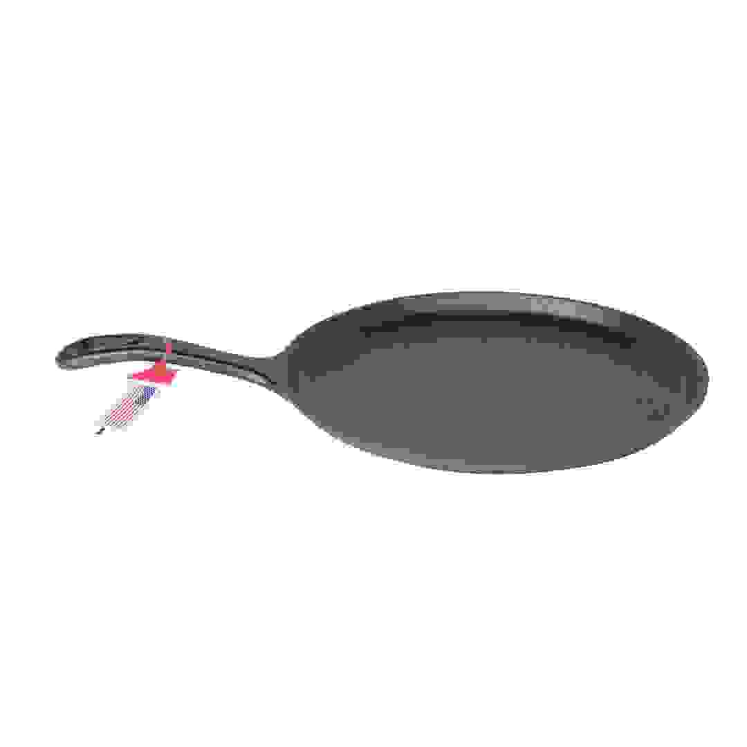 Lodge Round Pan Griddle (26.6 x 3.8 x 40.1 cm, Black)