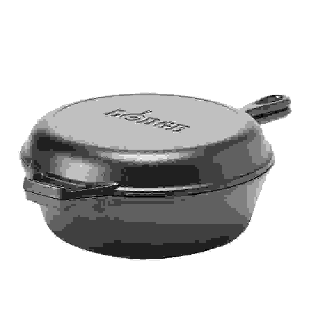 Lodge Cast Iron Combo Cooker (27 cm, Black)