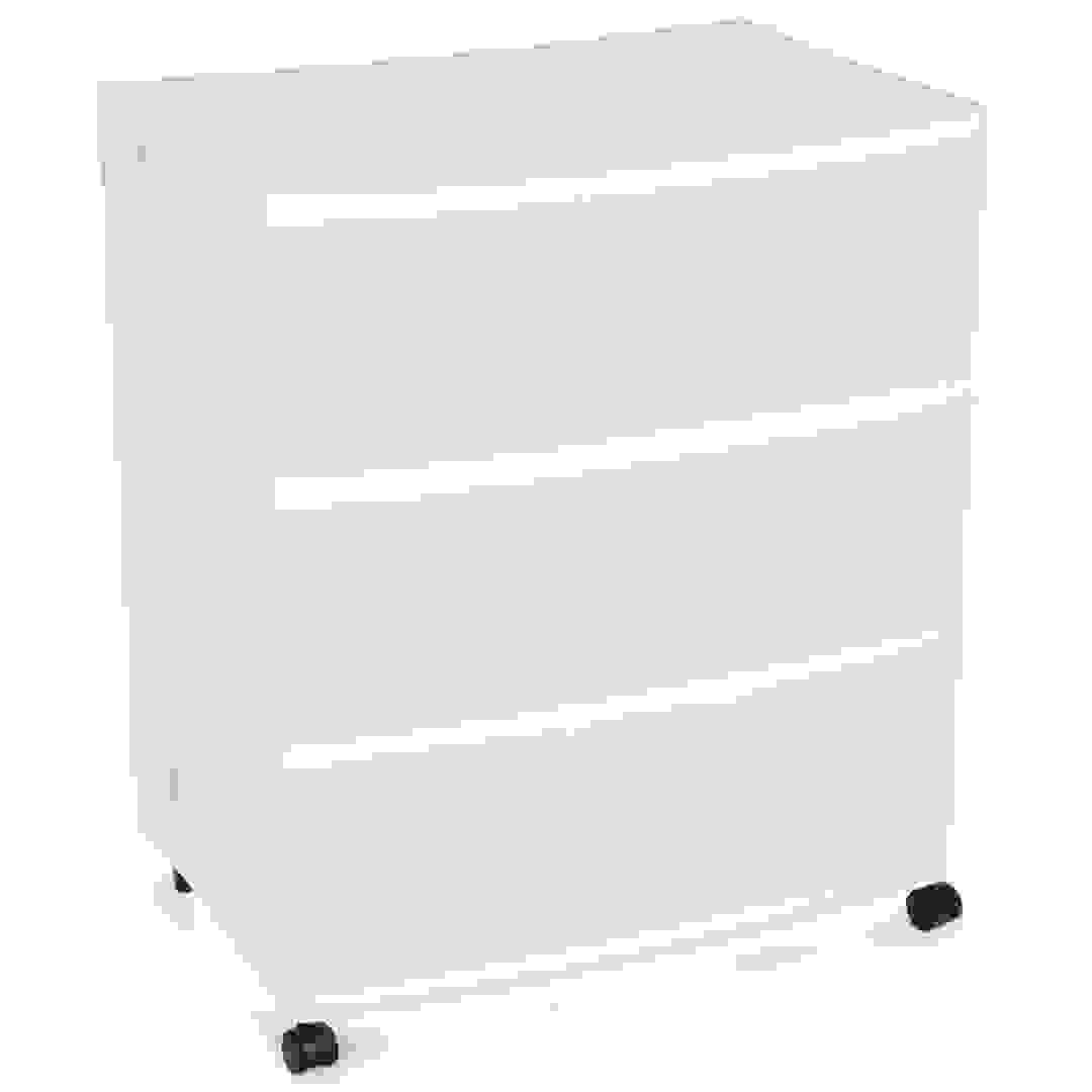 Sterilite Wide 3-Drawer Cart (38.7 x 55.6 x 65.1 cm)