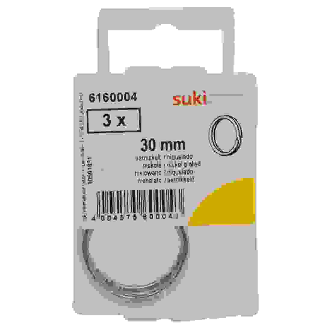 Suki Key Rings (30 mm, Pack of 3)