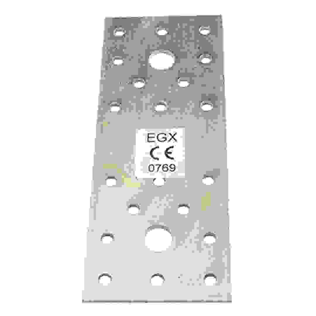 Suki Zinc-Plated Flat Connector (14 x 0.3 x 5.5 cm, Silver)