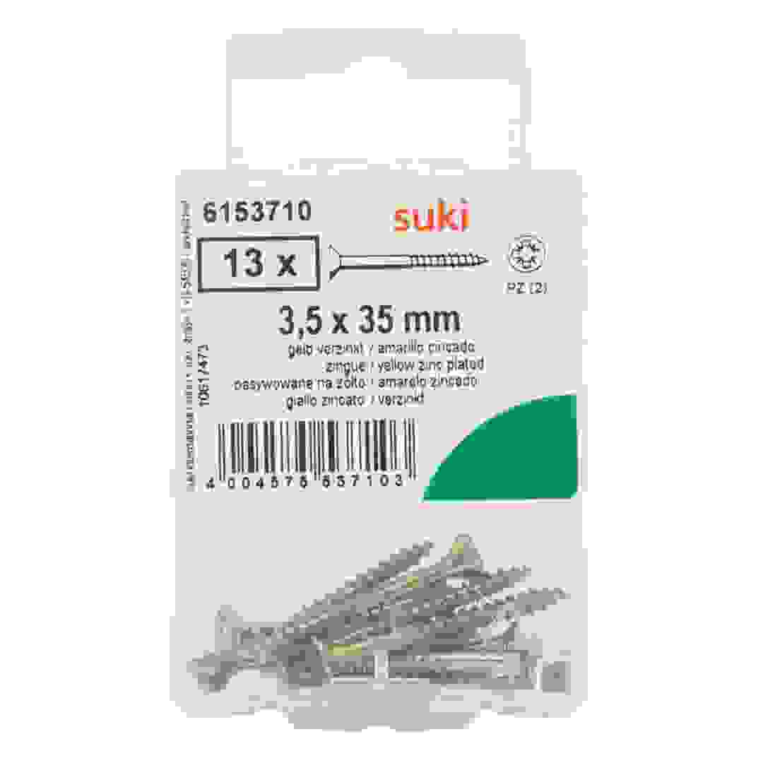 براغي خشب مضغوط 6153710 (4 × 0.4 سم، عبوة من 13 قطعة)