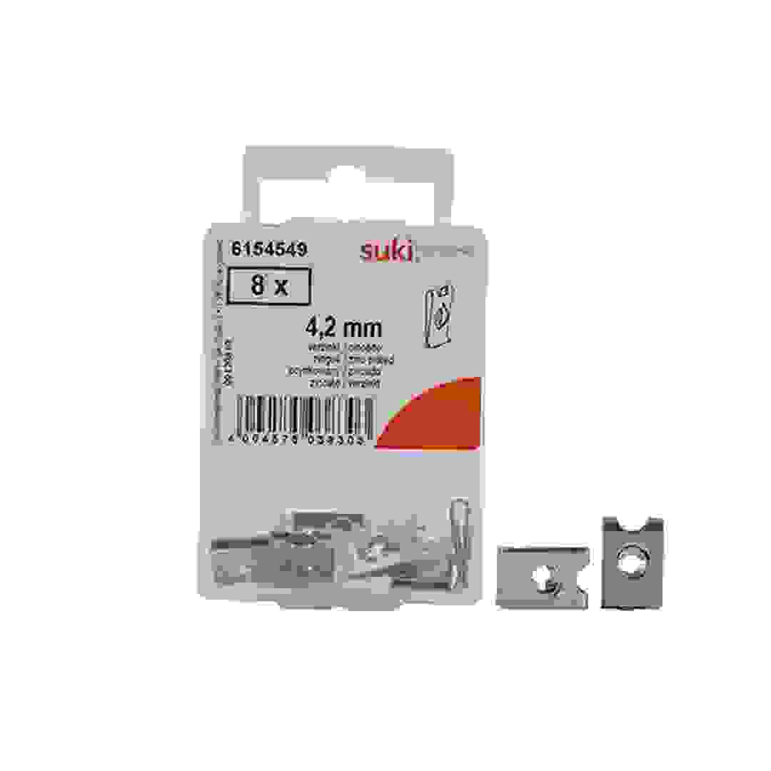 Suki Sheet Metal Nuts (4.2 mm, Pack of 8)