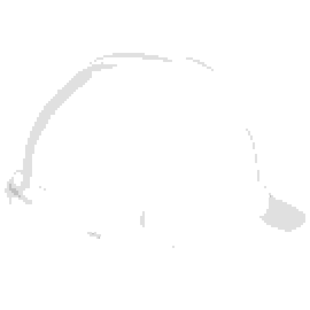 خوذة أمان (52 × 61 سم، أبيض)