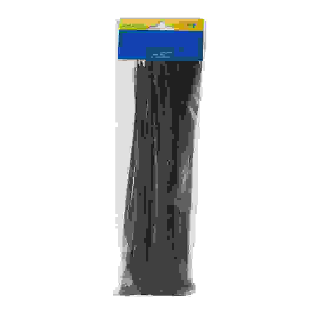 Mkats Cable Ties (4.8 x 300 mm, Pack of 100)