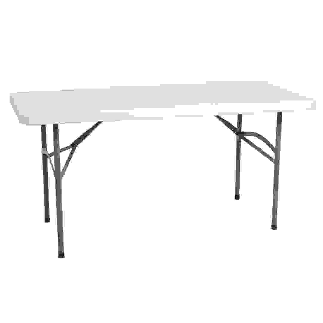 طاولة قابلة للطي (أبيض)
