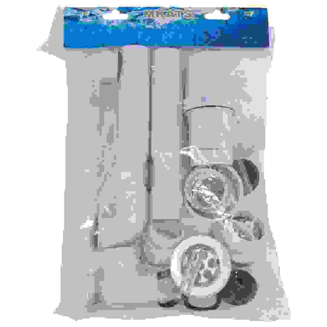 ماسورة صرف متعدد كلوريد الفينيل لحوض مزدوج على شكل زجاجة (3.1 سم)