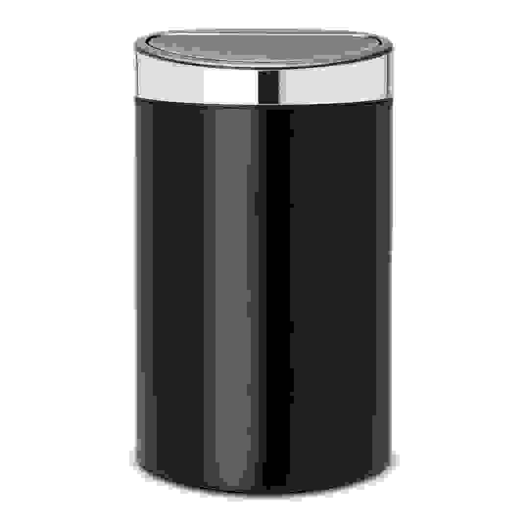Brabantia Touch Bin with Fingerprint Proof Lid (40 L, Black)