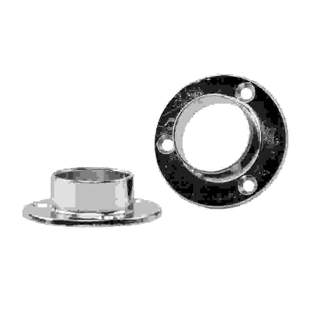 حافة أنبوبية لذراع الإطالة (2 قطعة، فضي)