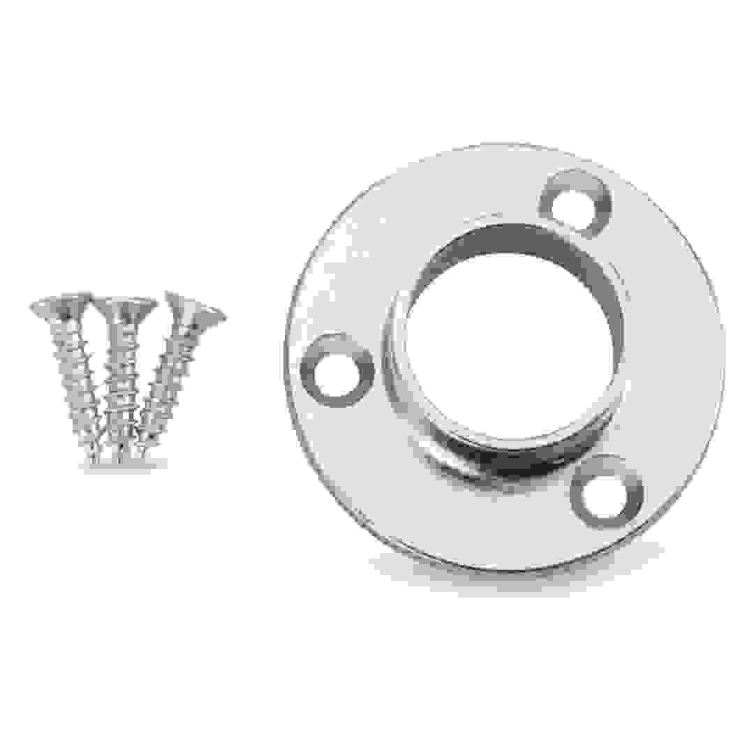 Mkats Extension Rod Flange (Pack of 2, Silver)